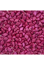 Matubo Gemduo 2 Hole 8x5mm  Pink Metallic Matte x40