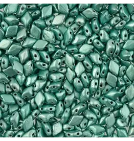 Matubo Gemduo 2 Hole 8x5mm   Mint Green Metallic Matte x40