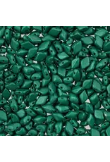 Matubo Gemduo 2 Hole 8x5mm   Emerald Green Metallic Matte  x40