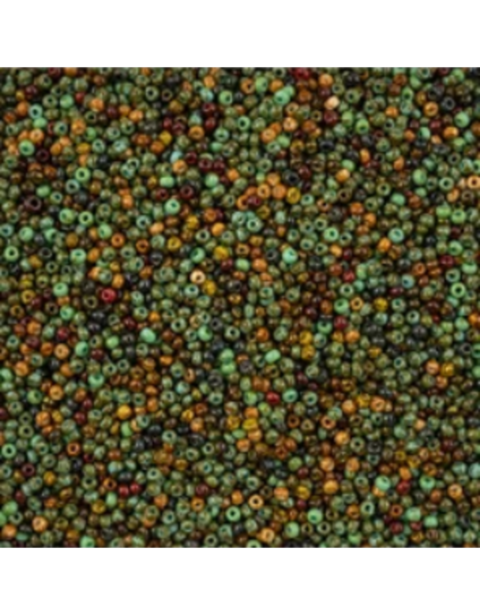 Czech 2017 10  Seed 10g Opaque  Travertine  Mix