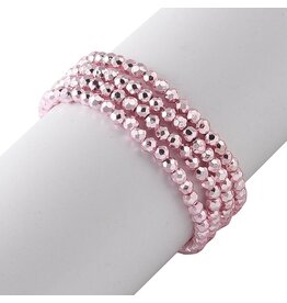 2mm Round Pink Metallic  x185