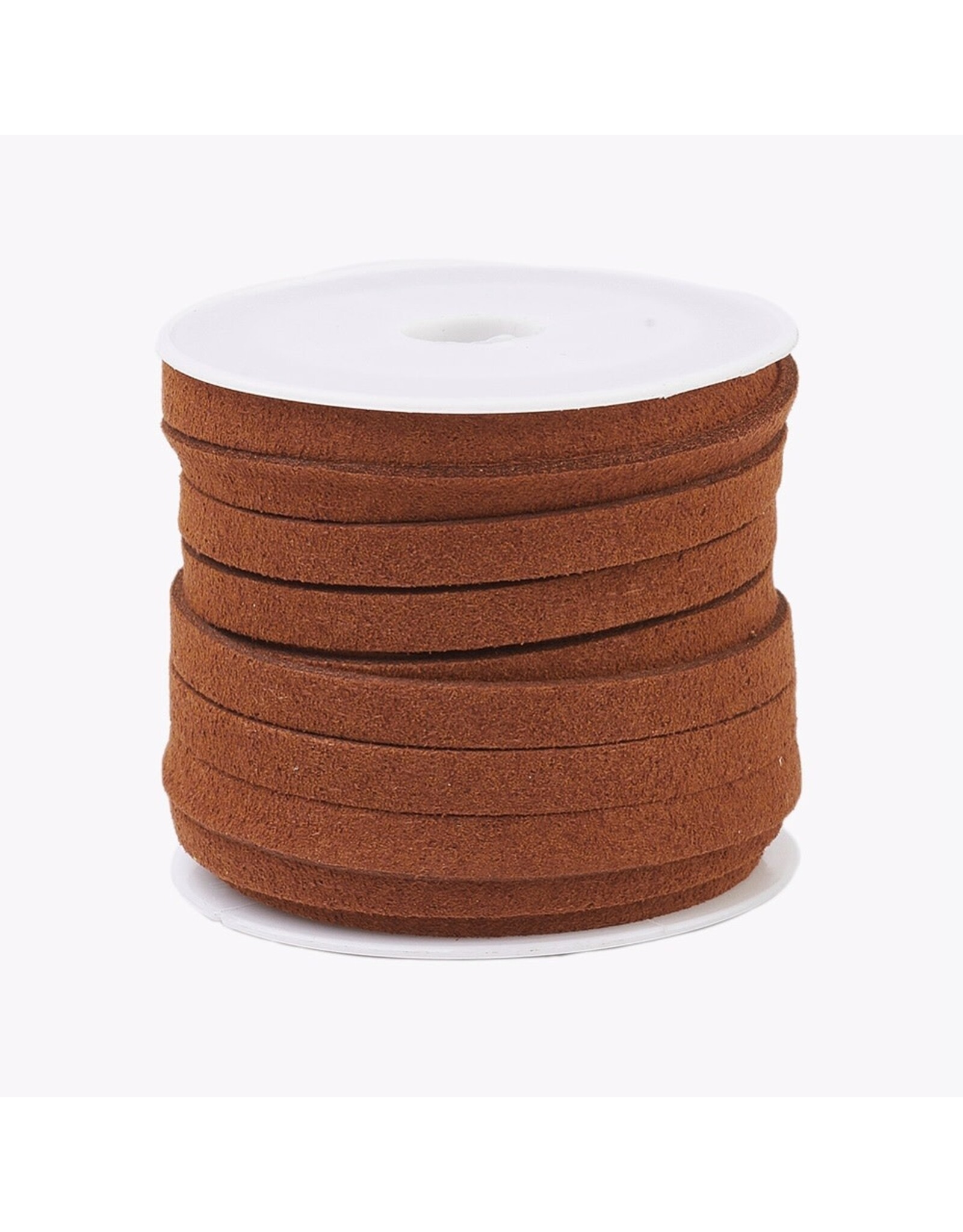 Faux  Suede 5mm Sienna Brown  x5m