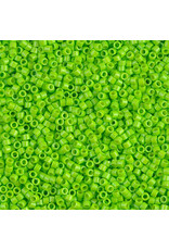 Miyuki db2121 11 Delica  Opaque Neon Green Dyed Duracoat