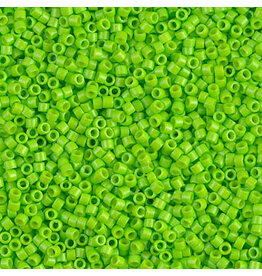 Miyuki db2121 11 Delica  Opaque Neon Green Dyed Duracoat