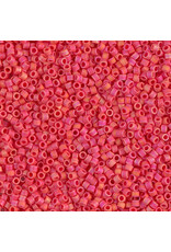 Miyuki db873 11 Delica Opaque Vermillion Red AB Matte