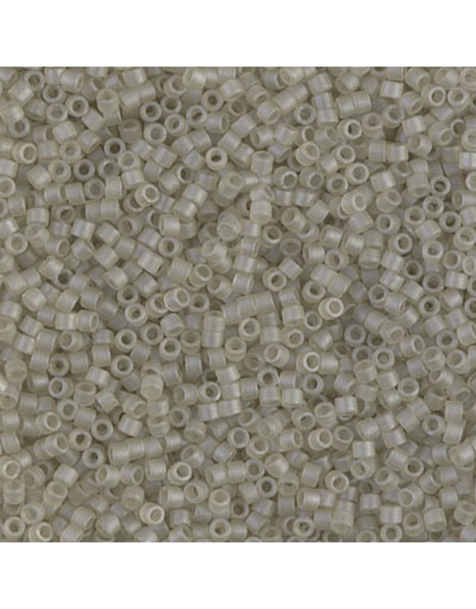 Miyuki db383 11 Delica Transparent Light Grey Lustre