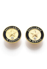 Excellence in Service Lapel Pin  20mm   x1
