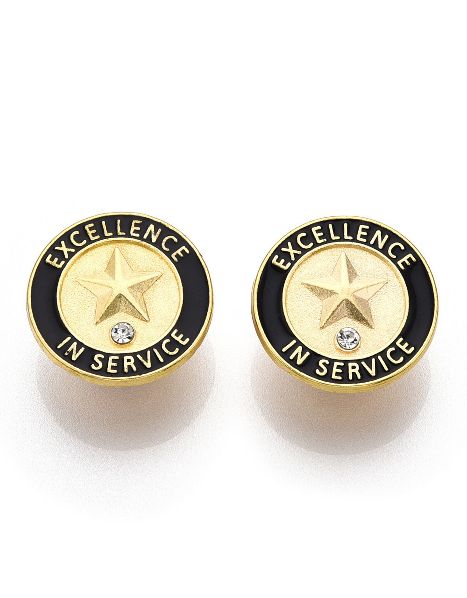 Excellence in Service Lapel Pin  20mm   x1