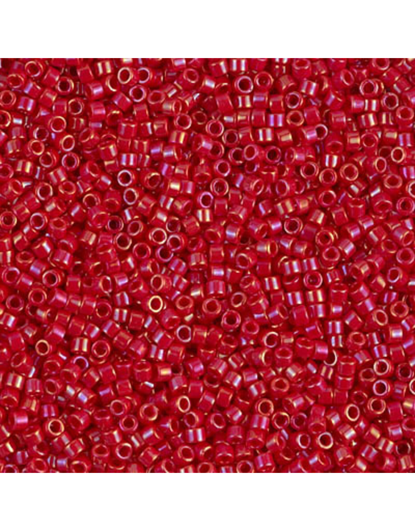 Miyuki db214 11 Delica  Opaque Red AB