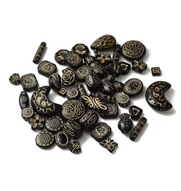 Acrylic Black & Gold  Random Mix  50g