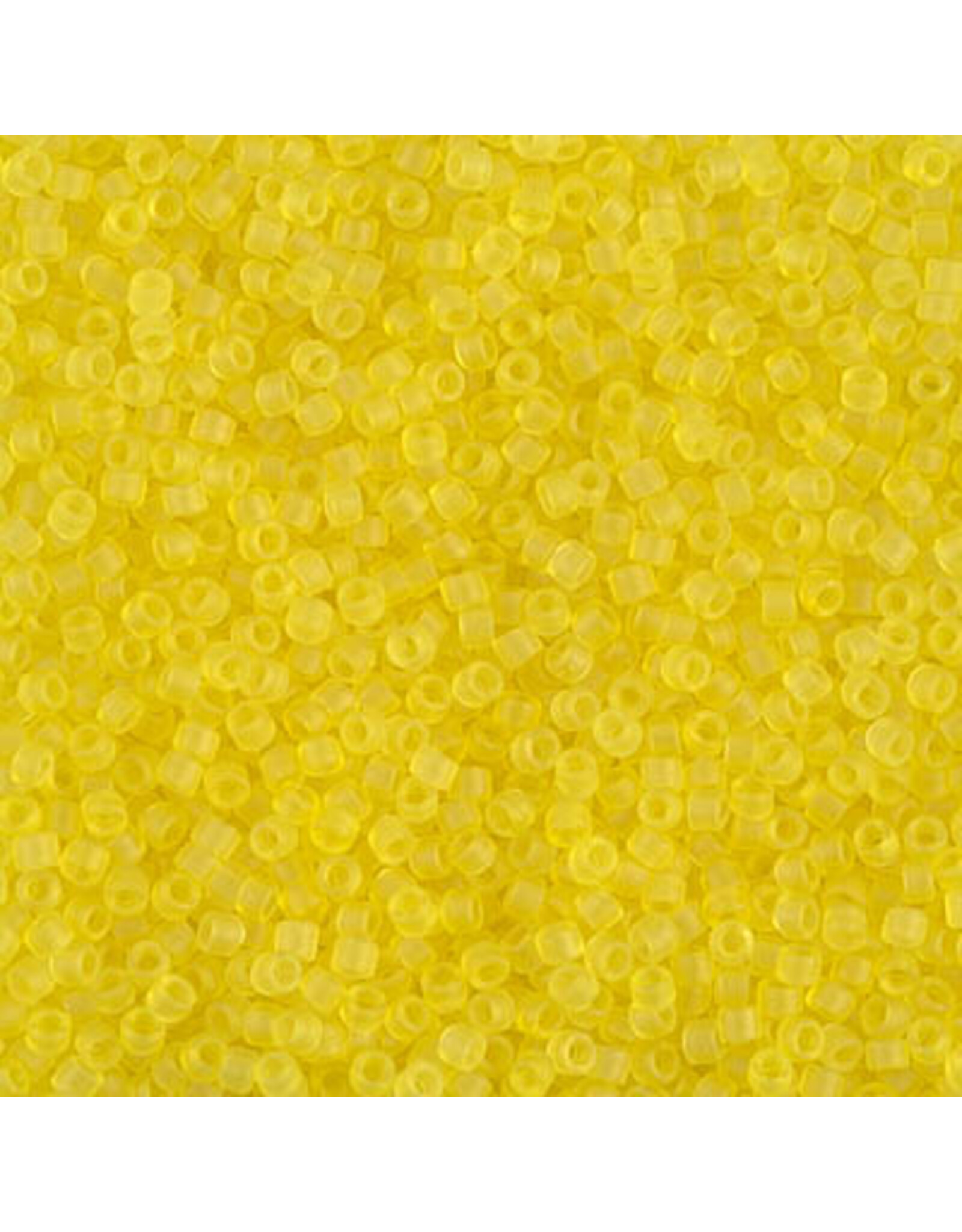 Miyuki db743 11 Delica Transparent Yellow Matte
