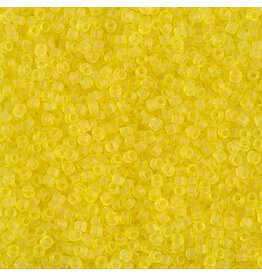Miyuki db743 11 Delica Transparent Yellow Matte