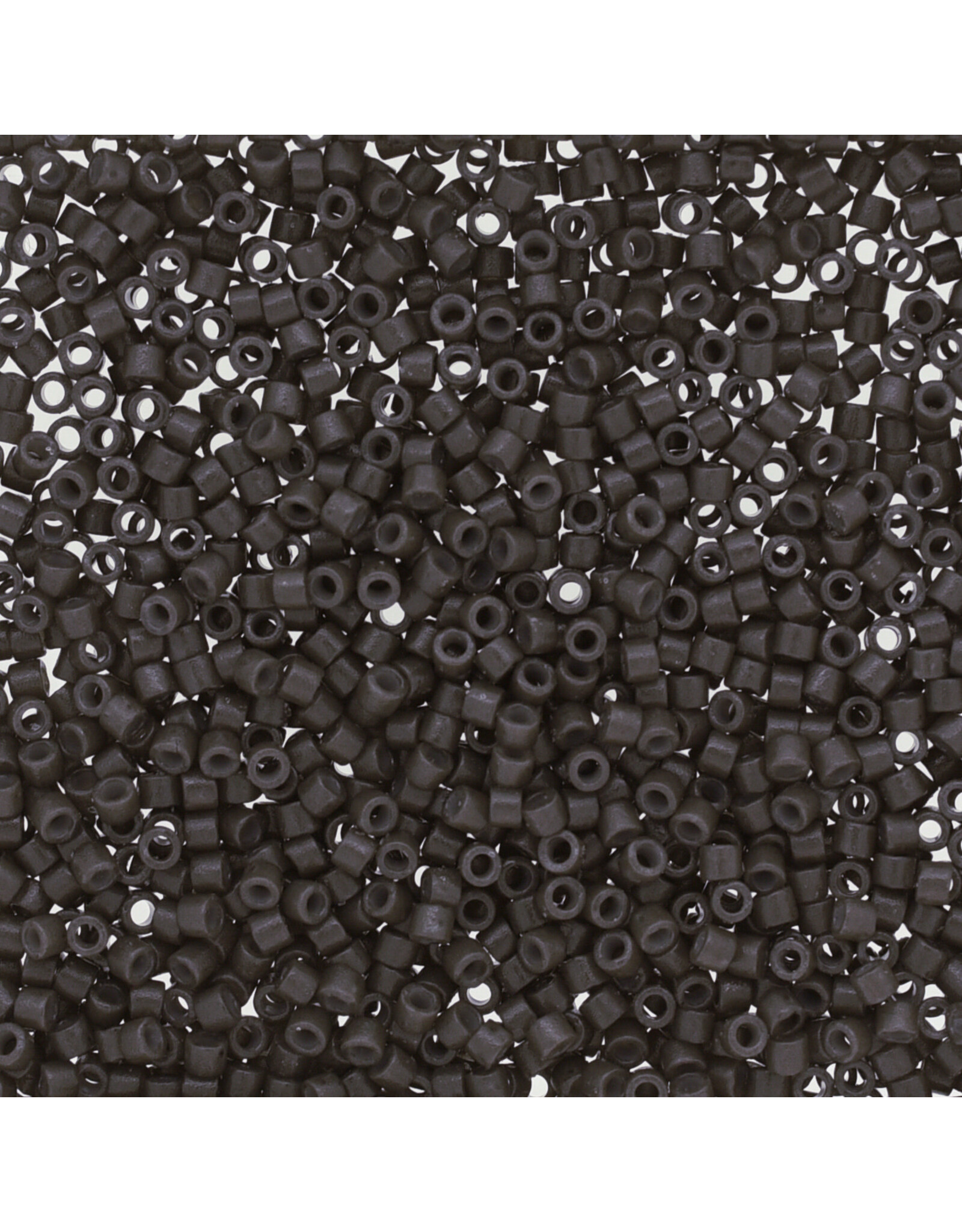 Miyuki db2368 11 Delica Opaque Charcoal Duracoat