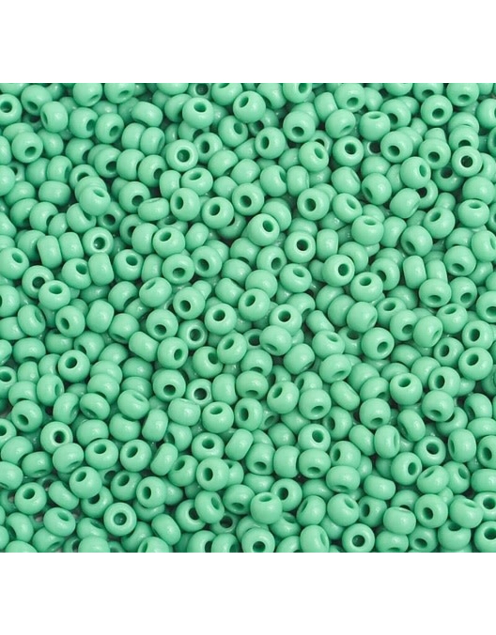 Czech 201001 8 Seed Opaque Light Green