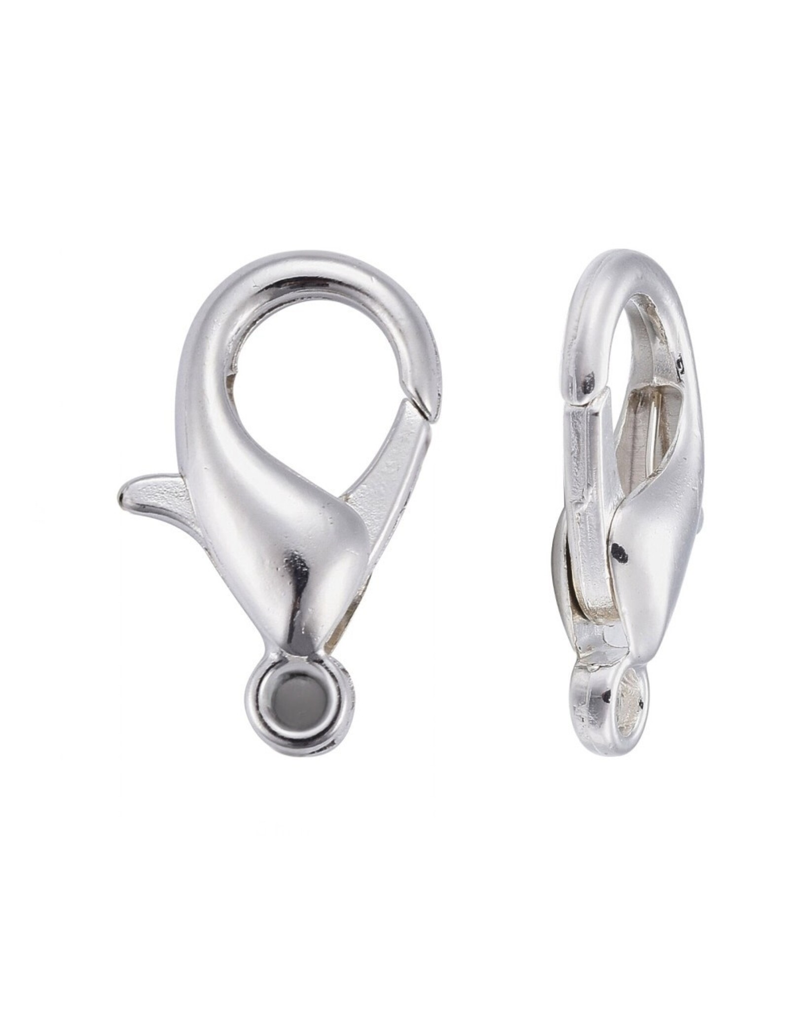 Lobster Clasp 16mm Silver  x25