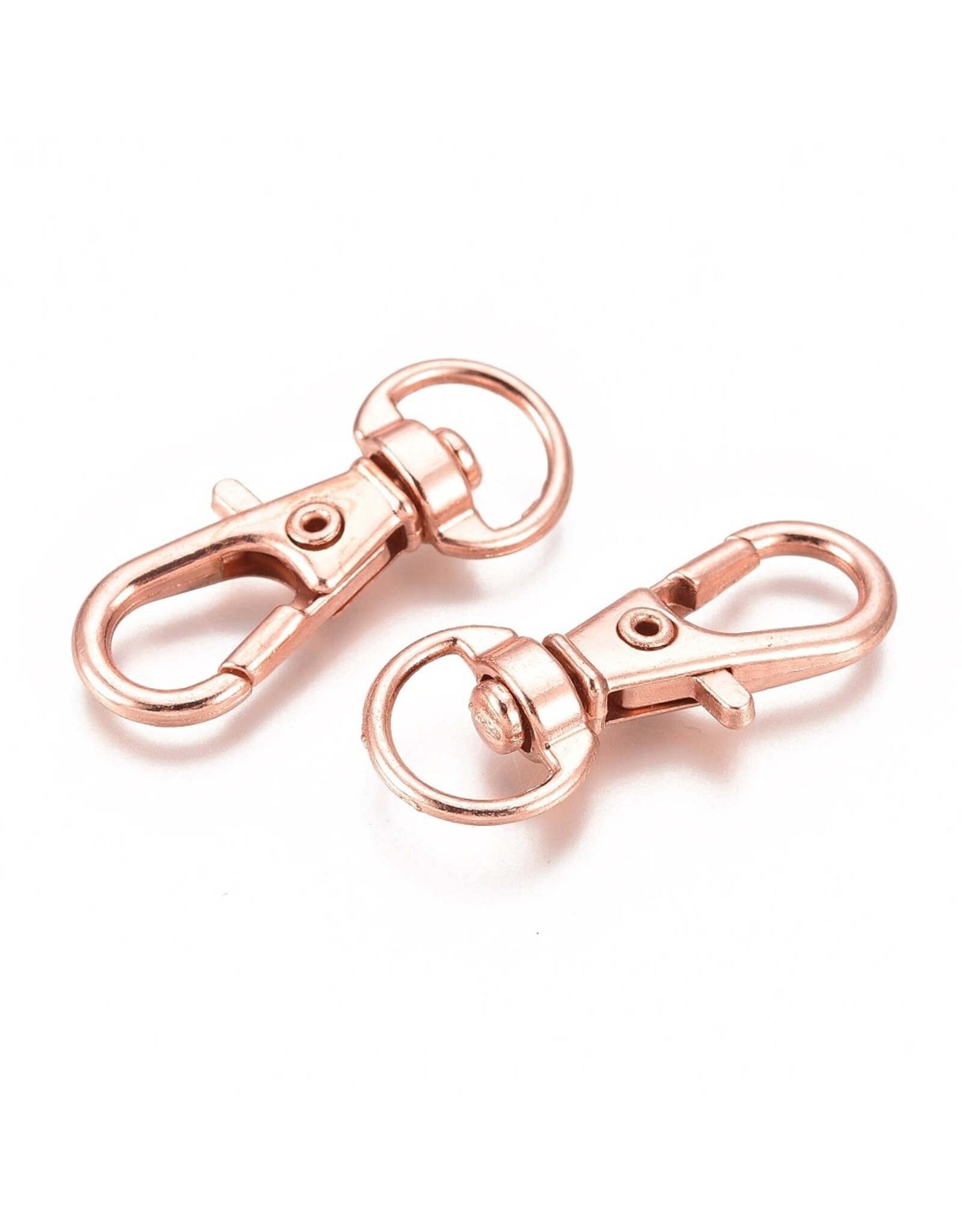 Lanyard Swivel Clasp 30mm Rose Gold