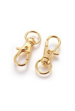 Lanyard Swivel Clasp 30mm Gold