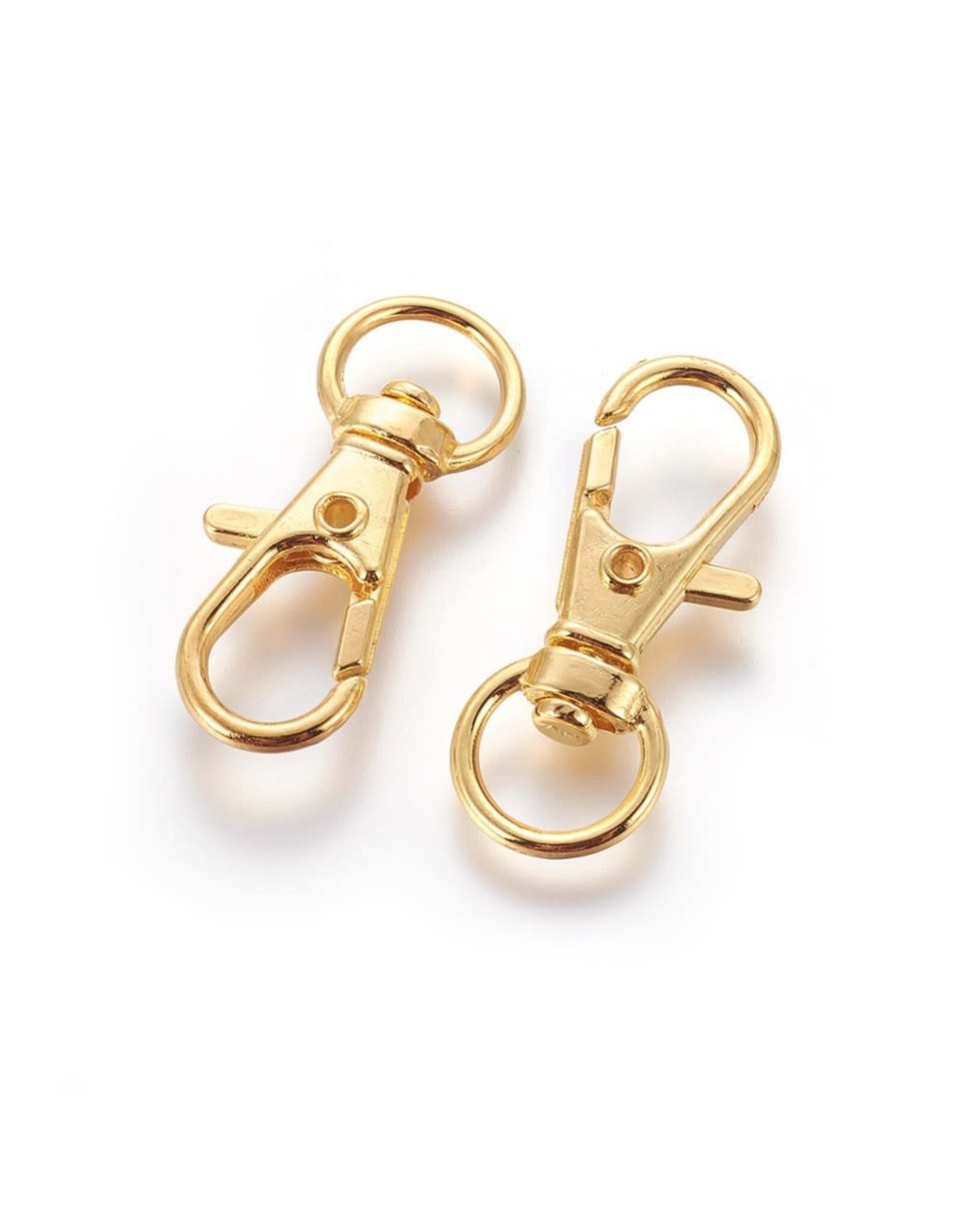 Lanyard Swivel Clasp 30mm Gold