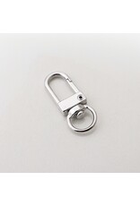 Lanyard Swivel Clasp 33mm Platinum