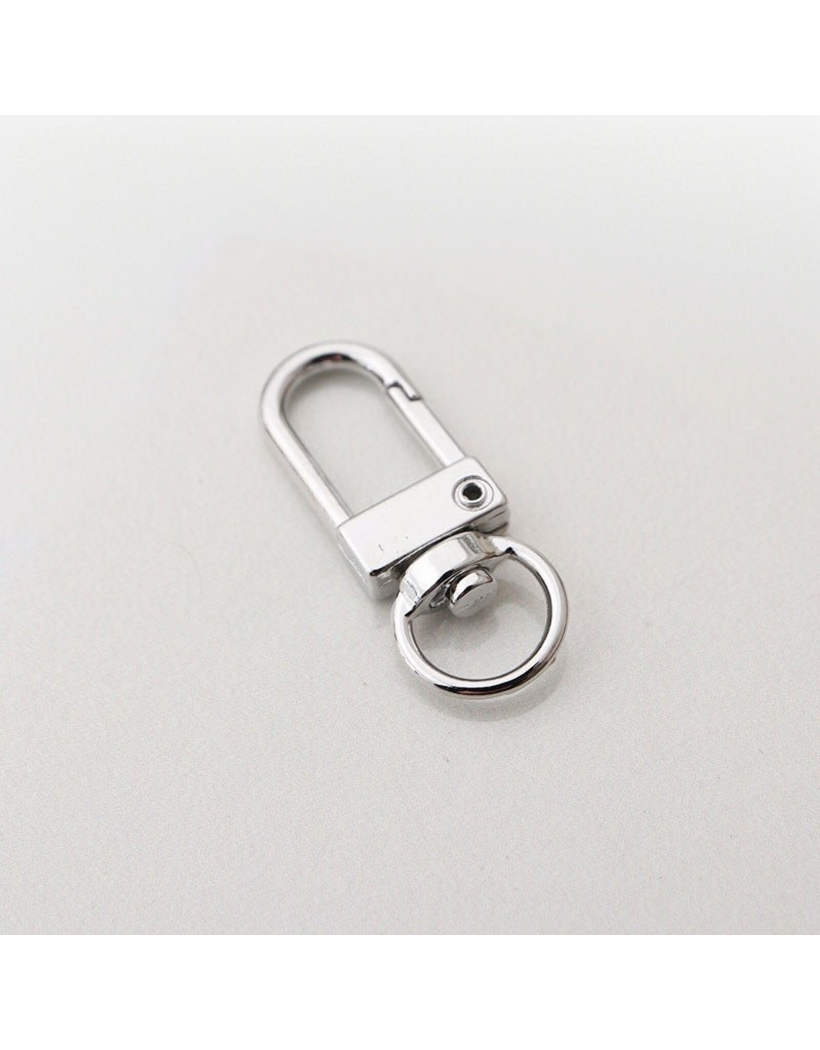 Lanyard Swivel Clasp 33mm Platinum