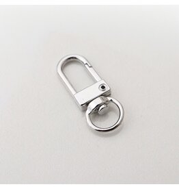Lanyard Swivel Clasp 33mm Platinum