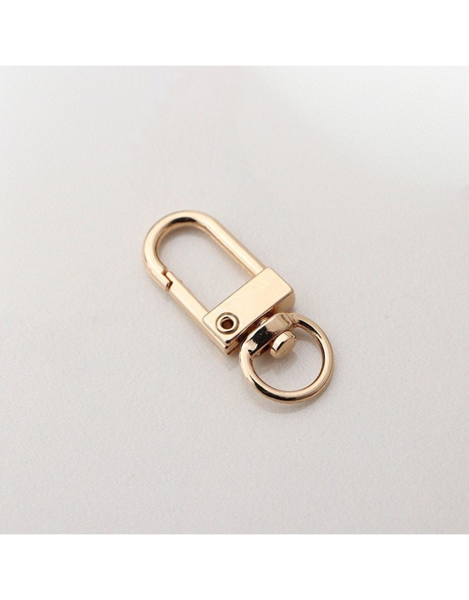Lanyard Swivel Clasp 33mm Light Gold