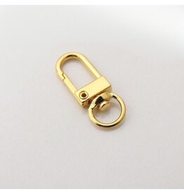 Lanyard Swivel Clasp 33mm Gold