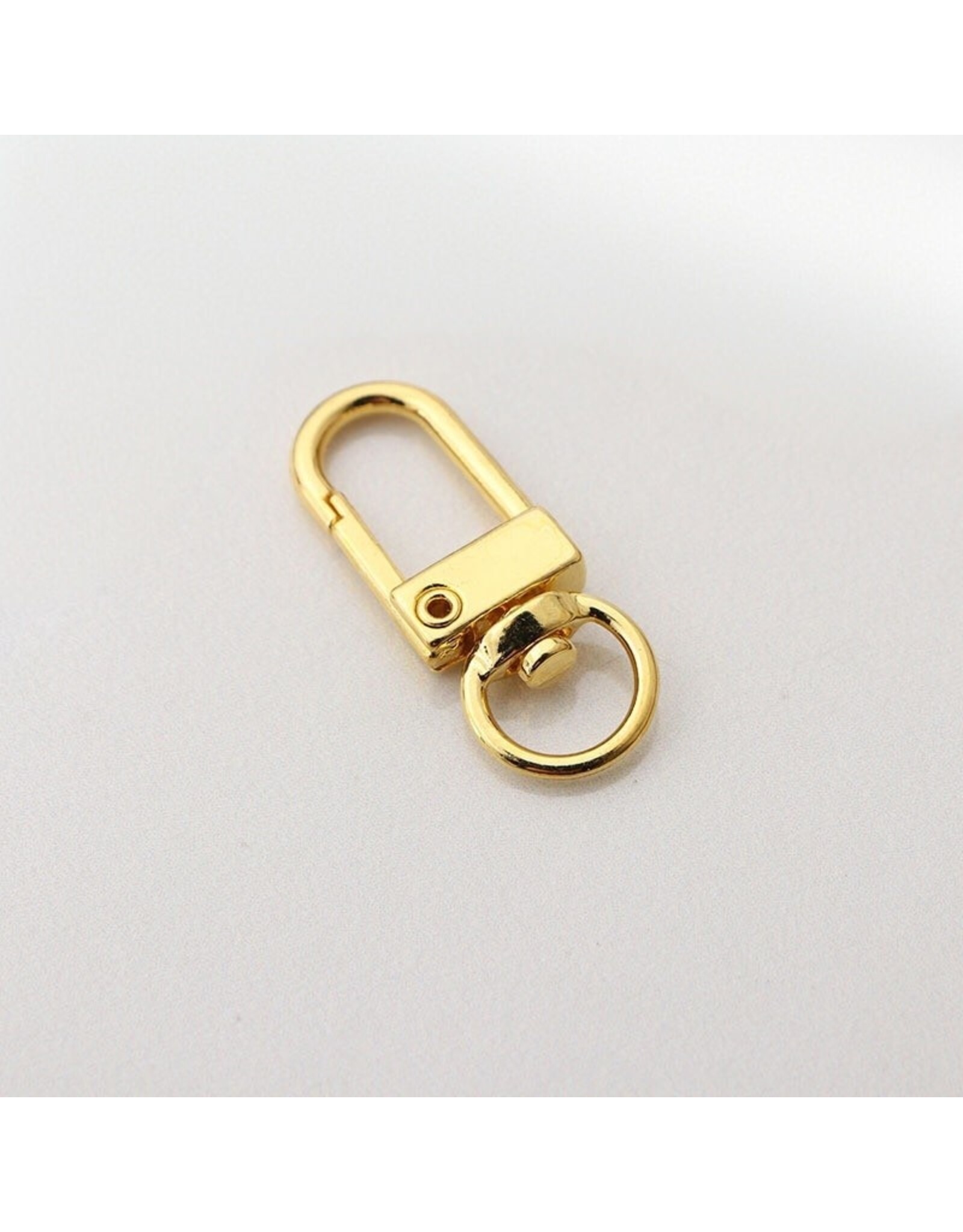 Lanyard Swivel Clasp 33mm Gold