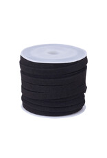 Faux  Suede 5mm Black  x5m