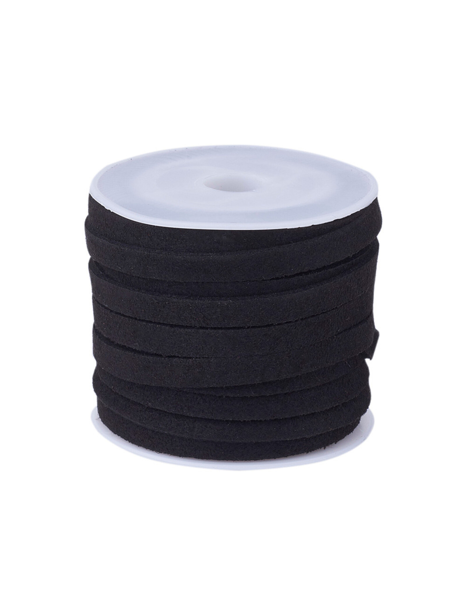 Faux  Suede 5mm Black  x5m