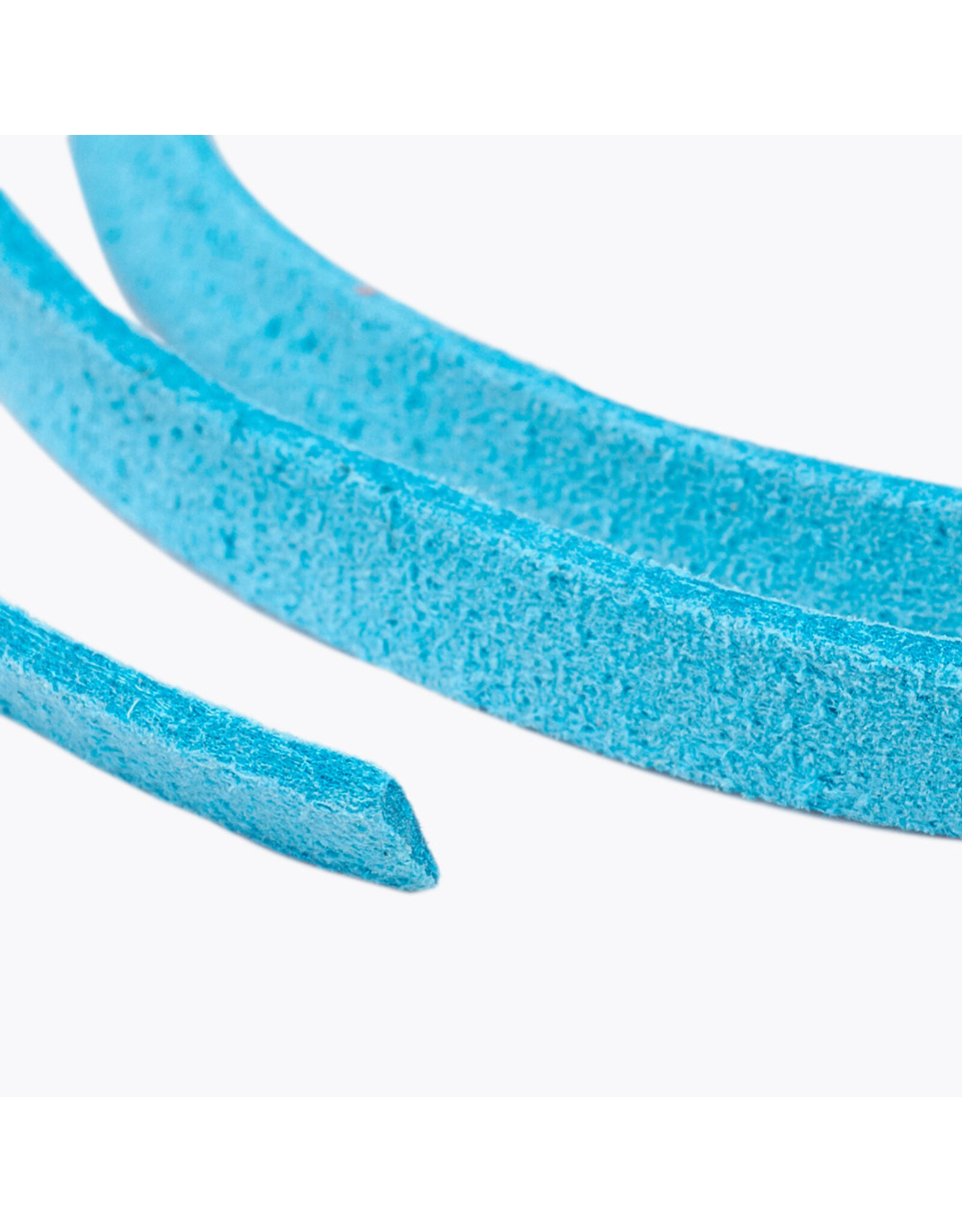 Faux  Suede 5mm Turquoise  x5m