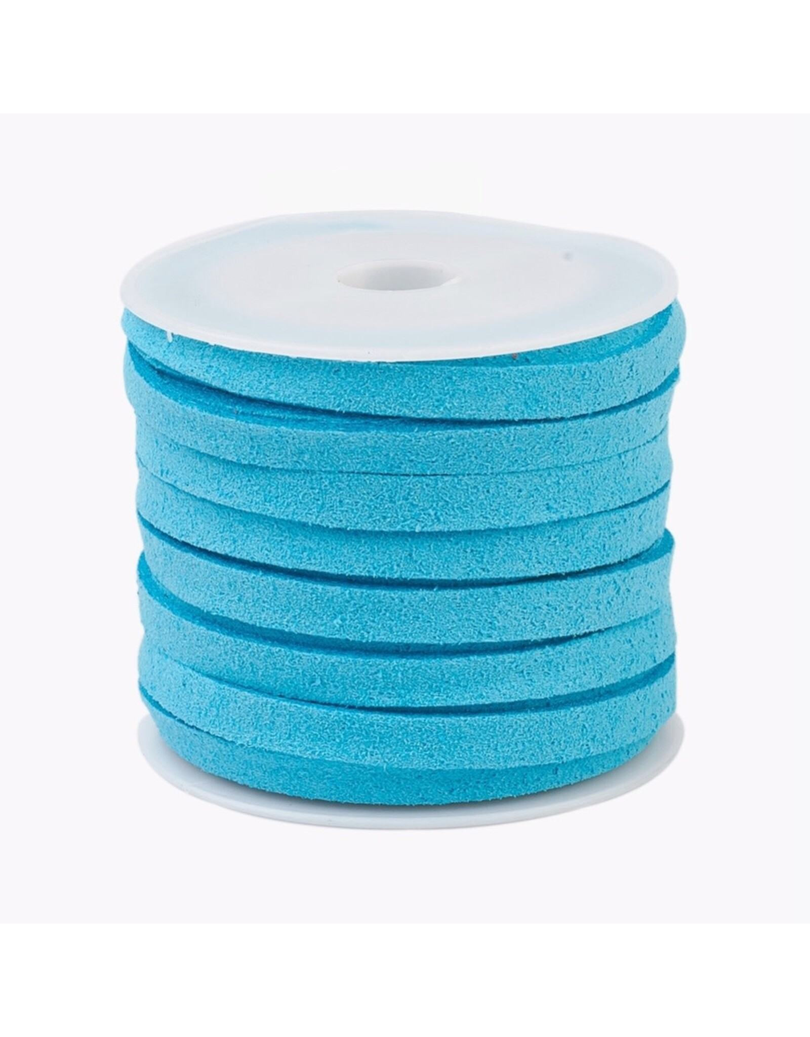 Faux  Suede 5mm Turquoise  x5m