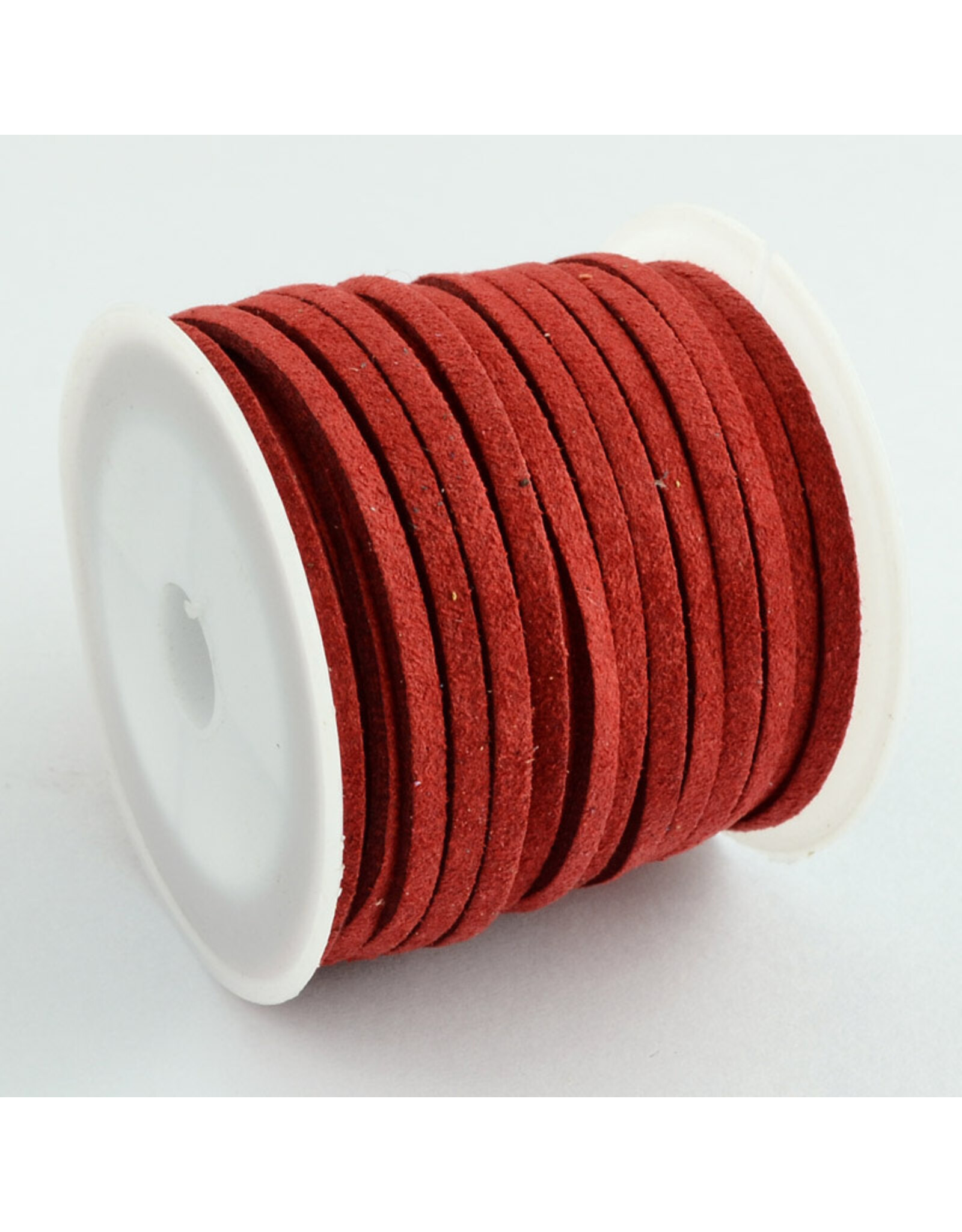 Faux  Suede 3mm Red  x5m