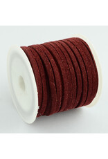 Faux  Suede 3mm Medium Brown  x5m