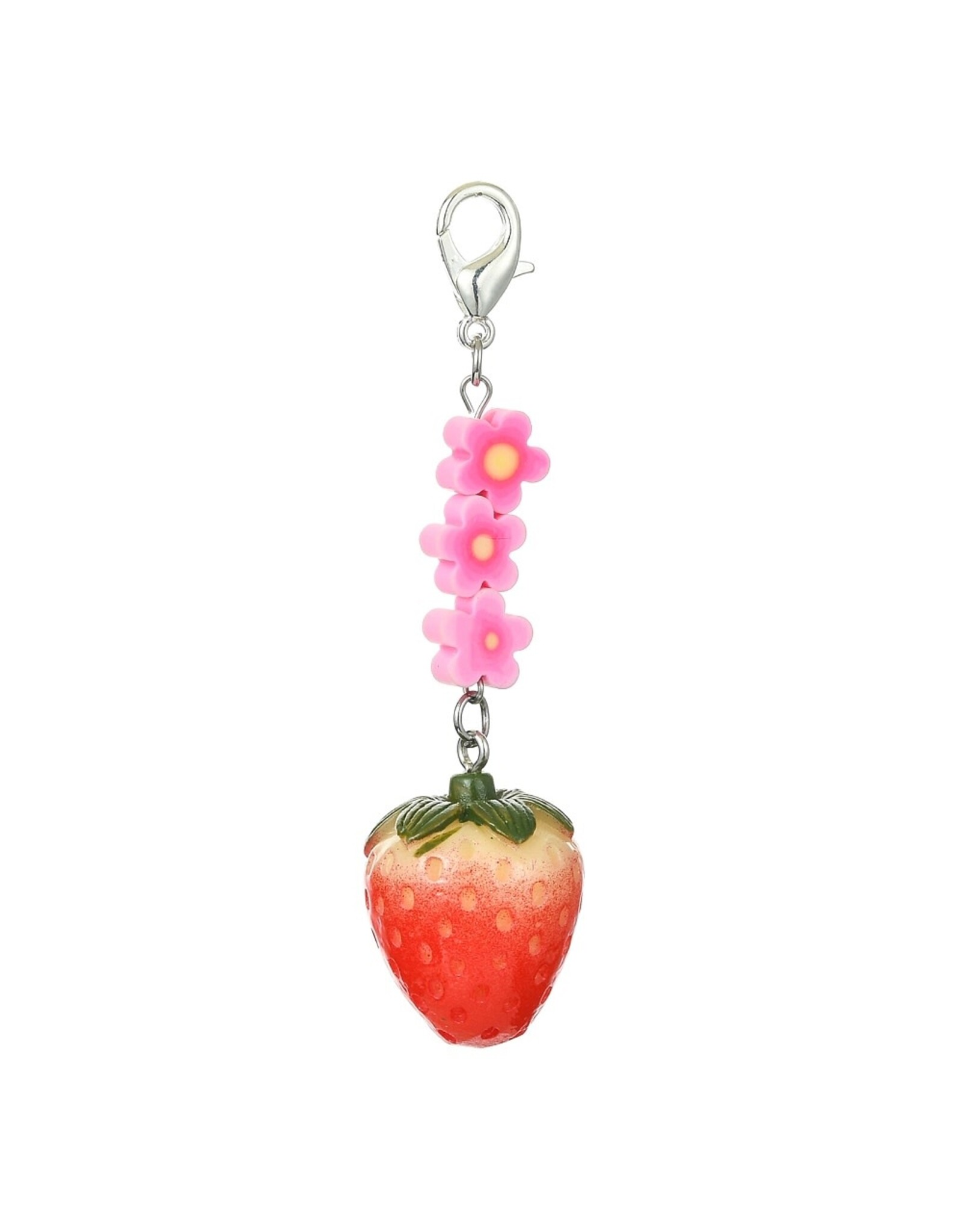 Strawberry Zipper Pull   80mm  x1