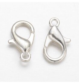 Lobster Clasp 18mm Silver x25 NF
