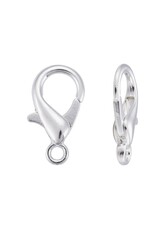Lobster Clasp 21mm Silver x25