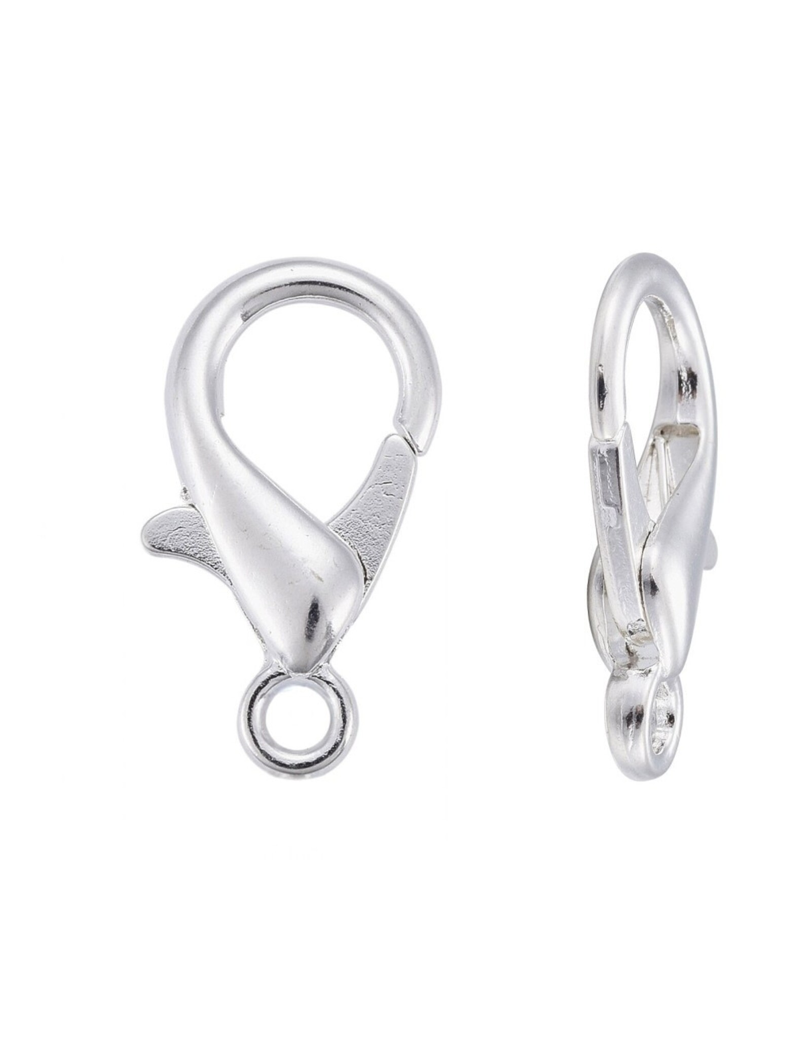 Lobster Clasp 21mm Silver x25