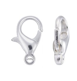 Lobster Clasp 14mm Silver