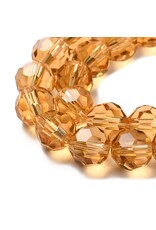 8mm Round Light Topaz x65