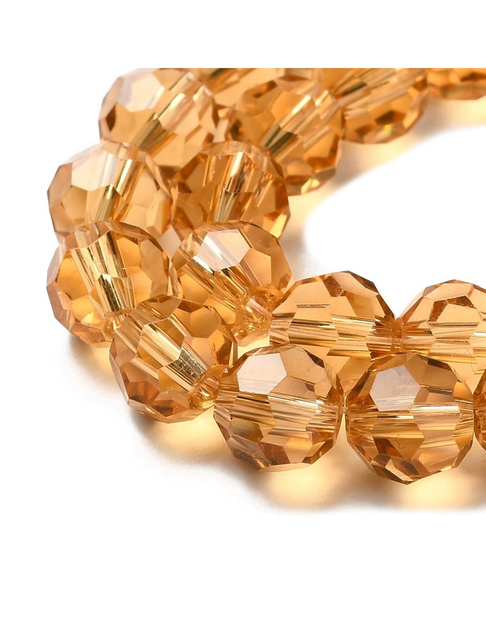 8mm Round Light Topaz x65