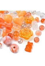 Acrylic Orange Random Mix   50g