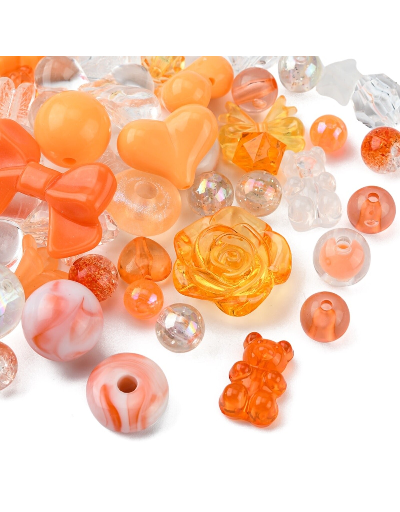 Acrylic Orange Random Mix   50g