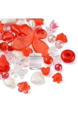 Acrylic Red Random Mix   50g