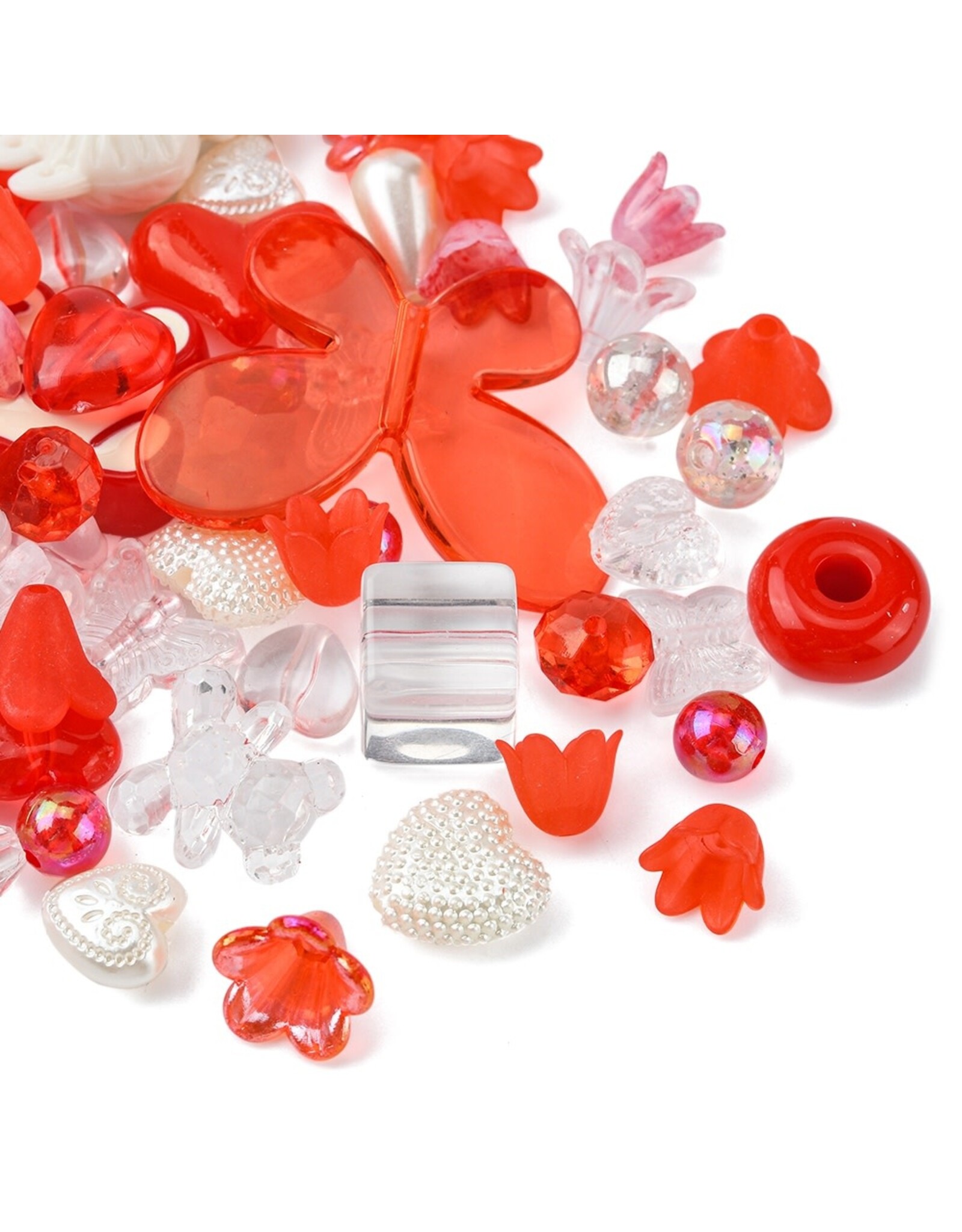 Acrylic Red Random Mix   50g