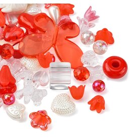 Acrylic Red Random Mix   50g