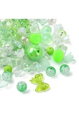 Acrylic Green Random Mix   50g