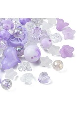 Acrylic Purple Random Mix   50g