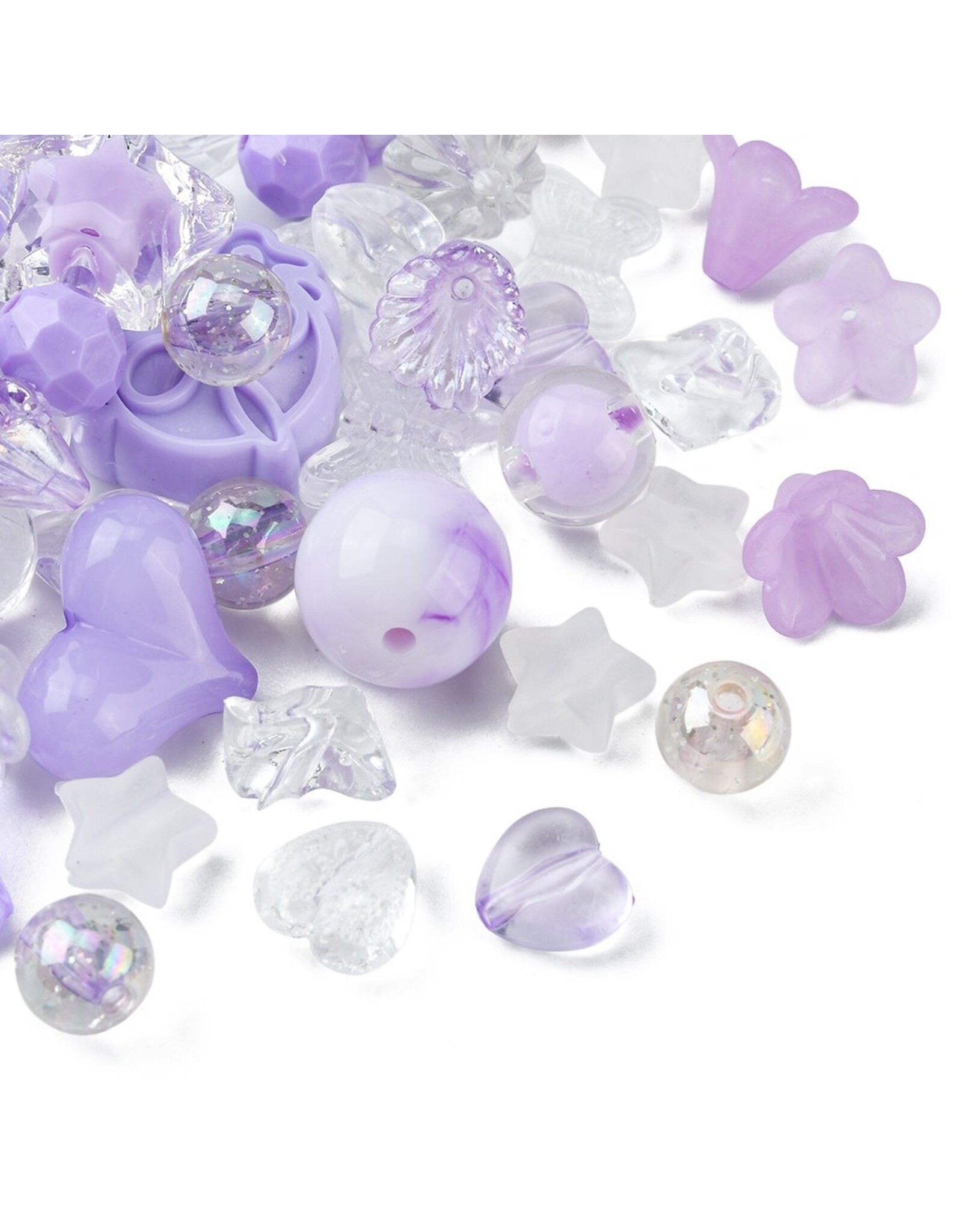 Acrylic Purple Random Mix   50g