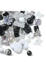 Acrylic Black Random Mix   50g